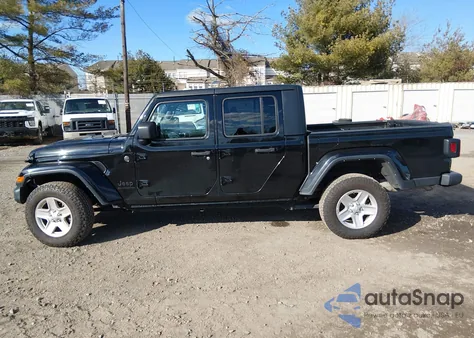 2022 Jeep Gladiator Sport S 4X4 from USA, damaged, VIN 1C6HJTAG3NL160187